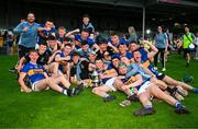 14 May 2025; The Tipperary team celebrate with the cup after the oneills.com Munster GAA Hurling U20 Championship final match between Tipperary and Clare at TUS Gaelic Grounds in Limerick. Photo by Tyler Miller/Sportsfile
