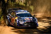 15 May 2025; Josh McErlean and Eoin Treacy compete in their Ford Puma Rally 1 during day one of the FIA World Rally Championship Rally de Portugal in Porto, Portugal. Photo by Philip Fitzpatrick/Sportsfile