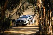 15 May 2025; Takamoto Katsuta and Aaron Johnston compete in their Toyota Yaris Rally 1 during day one of the FIA World Rally Championship Rally de Portugal in Porto, Portugal. Photo by Philip Fitzpatrick/Sportsfile