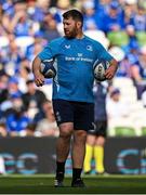 3 May 2025; Leinster contact skills coach Sean O'Brien before the Investec Champions Cup semi-final match between Leinster and Northampton Saints at the Aviva Stadium in Dublin. Photo by Brendan Moran/Sportsfile