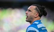 3 May 2025; James Lowe of Leinster before the Investec Champions Cup semi-final match between Leinster and Northampton Saints at the Aviva Stadium in Dublin. Photo by Brendan Moran/Sportsfile