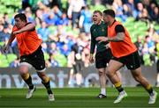 3 May 2025; Northampton Saints head coach Sam Vesty before the Investec Champions Cup semi-final match between Leinster and Northampton Saints at the Aviva Stadium in Dublin. Photo by Brendan Moran/Sportsfile