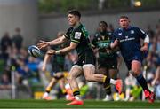 3 May 2025; Tommy Freeman of Northampton Saints during the Investec Champions Cup semi-final match between Leinster and Northampton Saints at the Aviva Stadium in Dublin. Photo by Brendan Moran/Sportsfile