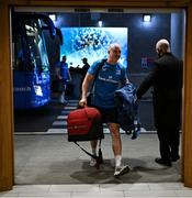 3 May 2025; Leinster head physiotherapist Garreth Farrell arrives before the Investec Champions Cup semi-final match between Leinster and Northampton Saints at the Aviva Stadium in Dublin. Photo by Brendan Moran/Sportsfile
