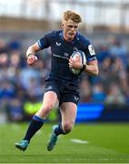 3 May 2025; Tommy O'Brien of Leinster during the Investec Champions Cup semi-final match between Leinster and Northampton Saints at the Aviva Stadium in Dublin. Photo by Brendan Moran/Sportsfile