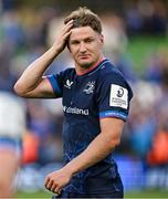 3 May 2025; Jordie Barrett of Leinster after the Investec Champions Cup semi-final match between Leinster and Northampton Saints at the Aviva Stadium in Dublin. Photo by Brendan Moran/Sportsfile