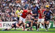 12 April 2025; Tom Farrell of Munster during the Investec Champions Cup quarter-final match between Bordeaux Begles and Munster at Stade Chaban-Delmas in Bordeaux, France. Photo by Brendan Moran/Sportsfile
