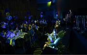 15 May 2025; University College Dublin president Professor Orla Feely speaking during the UCD Athletic Union Council Sports Awards 2025 at Astra Hall in UCD, Dublin. Photo by Seb Daly/Sportsfile