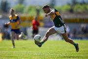 4 May 2025; Micheál Burns of Kerry during the Munster GAA Football Senior Championship final match between Kerry and Clare at Fitzgerald Stadium in Killarney, Kerry. Photo by Brendan Moran/Sportsfile