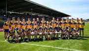 4 May 2025; The Clare team before the Munster GAA Football Senior Championship final match between Kerry and Clare at Fitzgerald Stadium in Killarney, Kerry. Photo by Brendan Moran/Sportsfile