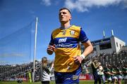 4 May 2025; Emmet McMahon of Clare runs onto the pitch before the Munster GAA Football Senior Championship final match between Kerry and Clare at Fitzgerald Stadium in Killarney, Kerry. Photo by Brendan Moran/Sportsfile