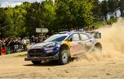 16 May 2025; Josh McErlean and Eoin Treacy compete in their Ford Puma Rally 1 during day two of the FIA World Rally Championship Rally de Portugal in Porto, Portugal. Photo by Philip Fitzpatrick/Sportsfile