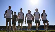 16 May 2025; Louth players walk the pitch before the Dalata Hotel Group GAA Football All-Ireland U20 Championship semi-final match between Mayo and Louth at Glennon Brothers Pearse Park in Longford. Photo by Stephen Marken/Sportsfile