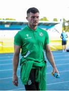 16 May 2025; Josh Honohan of Shamrock Rovers before the SSE Airtricity Men's Premier Division match between Waterford and Shamrock Rovers at the Regional Sports Centre in Waterford. Photo by Thomas Flinkow/Sportsfile
