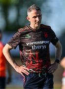 16 May 2025; Mayo manager Peadar Gardiner before the Dalata Hotel Group GAA Football All-Ireland U20 Championship semi-final match between Mayo and Louth at Glennon Brothers Pearse Park in Longford. Photo by Stephen Marken/Sportsfile