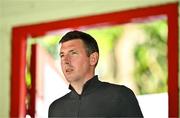 16 May 2025; Newly appointed Cork City manager Gerard Nash in attendance during the SSE Airtricity Men's Premier Division match between St Patrick's Athletic and Cork City at Richmond Park in Dublin. Photo by Sam Barnes/Sportsfile