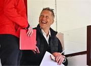 16 May 2025; Republic of Ireland head coach Heimir Hallgrimsson in attendance during the SSE Airtricity Men's Premier Division match between St Patrick's Athletic and Cork City at Richmond Park in Dublin. Photo by Sam Barnes/Sportsfile