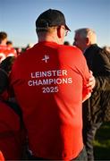 16 May 2025; A Louth supporter after the Dalata Hotel Group GAA Football All-Ireland U20 Championship semi-final match between Mayo and Louth at Glennon Brothers Pearse Park in Longford. Photo by Stephen Marken/Sportsfile