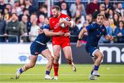 16 May 2025; Stuart McCloskey of Ulster in action during the United Rugby Championship match between Edinburgh and Ulster at Hive Stadium in Edinburgh, Scotland. Photo by Paul Devlin/Sportsfile