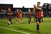 16 May 2025; Dayle Rooney of Bohemians after his side's victory in the SSE Airtricity Men's Premier Division match between Bohemians and Shelbourne at Dalymount Park in Dublin. Photo by Seb Daly/Sportsfile