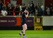 16 May 2025; Cathal O'Sullivan of Cork City dejected after his side's defeat in the SSE Airtricity Men's Premier Division match between St Patrick's Athletic and Cork City at Richmond Park in Dublin. Photo by Sam Barnes/Sportsfile