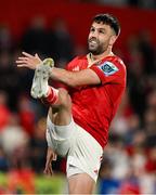 16 May 2025; Conor Murray of Munster during the United Rugby Championship match between Munster and Benetton at Virgin Media Park in Cork. Photo by Brendan Moran/Sportsfile