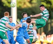 16 May 2025; Josh Honohan of Shamrock Rovers during the SSE Airtricity Men's Premier Division match between Waterford and Shamrock Rovers at the Regional Sports Centre in Waterford. Photo by Thomas Flinkow/Sportsfile