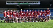 16 May 2025; The Cork squad before the Electric Ireland GAA Hurling Munster Minor Championship final match between Cork and Waterford at FBD Semple Stadium in Thurles, Tipperary. Photo by Piaras Ó Mídheach/Sportsfile
