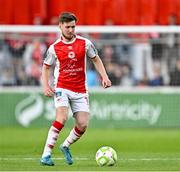 16 May 2025; Barry Baggley of St Patrick's Athletic during the SSE Airtricity Men's Premier Division match between St Patrick's Athletic and Cork City at Richmond Park in Dublin. Photo by Sam Barnes/Sportsfile