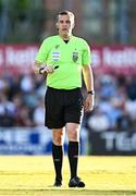 16 May 2025; Referee Robert Harvey during the SSE Airtricity Men's Premier Division match between Bohemians and Shelbourne at Dalymount Park in Dublin. Photo by Seb Daly/Sportsfile
