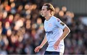 16 May 2025; Harry Wood of Shelbourne during the SSE Airtricity Men's Premier Division match between Bohemians and Shelbourne at Dalymount Park in Dublin. Photo by Seb Daly/Sportsfile