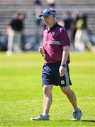 17 May 2025; Galway manager Micheál Donoghue  before the Leinster GAA Hurling Senior Championship Round 4 match between Galway and Antrim at Pearse Stadium in Galway. Photo by Piaras Ó Mídheach/Sportsfile
