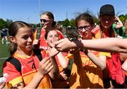 17 May 2025; Participants during the 2025 ZuCar Gaelic4Teens Festival Day at the North Campus, University of Limerick, Limerick. Photo by Tom Beary/Sportsfile