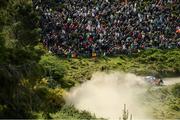 17 May 2025; Josh McErlean and Eoin Treacy compete in their Ford Puma Rally 1 during day three of the FIA World Rally Championship Rally de Portugal in Porto, Portugal. Photo by Philip Fitzpatrick/Sportsfile