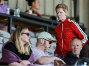17 May 2025; Former Republic of Ireland senior women's international manager Eileen Gleeson during the SSE Airtricity Women's Premier Division match between Bohemians and Shamrock Rovers at Dalymount Park in Dublin. Photo by Thomas Flinkow/Sportsfile