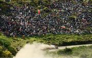 17 May 2025; Adrien Fourmaux and Alexandre Coria compete in their Hyundai i20 Rally 1  during day three of the FIA World Rally Championship Rally de Portugal in Porto, Portugal. Photo by Philip Fitzpatrick/Sportsfile