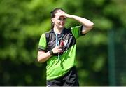 17 May 2025; Referee during the 2025 ZuCar Gaelic4Teens Festival Day at the North Campus, University of Limerick, Limerick. Photo by Tom Beary/Sportsfile