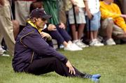 17 September 2004; Captain Bernhard Langer, Team Europe 2004, pictured on the 8th green during the Friday afternoon foursomes. 35th Ryder Cup Matches, Oakland Hills Country Club, Bloomfield Township, Michigan, USA. Picture credit; Matt Browne / SPORTSFILE