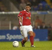 16 September 2004; Wesley Hoolahan, Shelbourne. UEFA Cup, First Round, First Leg, Shelbourne v Lille, Lansdowne Road, Dublin. Picture credit; Brian Lawless / SPORTSFILE