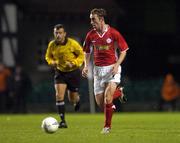 16 September 2004; Ollie Cahill, Shelbourne. UEFA Cup, First Round, First Leg, Shelbourne v Lille, Lansdowne Road, Dublin. Picture credit; Brian Lawless / SPORTSFILE
