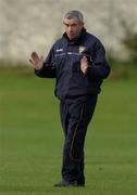 18 September 2004; Pete McGrath, International Rules team manager, during international Rules squad training, St. Clare's GAA Ground, Glasnevin, Dublin. Picture credit; Pat Murphy / SPORTSFILE