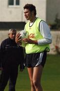 18 September 2004; Setanta O'hAilpin in action during international Rules squad training as manager Pete McGrath looks on, St. Clare's GAA Ground, Glasnevin, Dublin. Picture credit; Pat Murphy / SPORTSFILE