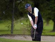 18 September 2004; John Mitchell, Tramore Golf Club, plays from a bunker at the 10th. Bulmers Senior Cup Final, Tramore Golf Club v Ballyclare Golf Club, Shannon Golf Club, Shannon, Co. Clare. Picture credit; Ray McManus / SPORTSFILE