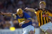 18 September 2004; Andrew Morrissey, Tipperary, in action against Richie Power, Kilkenny. Erin All-Ireland U21 Hurling Championship Final, Kilkenny v Tipperary, Nowlan Park, Kilkenny. Picture credit; Damien Eagers / SPORTSFILE