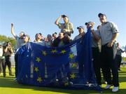 19 September 2004; The European team celebrate on the 18th green after winning the Ryder Cup. 35th Ryder Cup Matches, Oakland Hills Country Club, Bloomfield Township, Michigan, USA. Picture credit; Matt Browne / SPORTSFILE