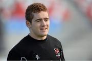 10 October 2013; Ulster's Paddy Jackson during squad training ahead of their Heineken Cup, Pool 5, Round 1, match against Leicester Tigers on Friday. Ulster Rugby Squad Training, Ravenhill Stadium, Belfast, Co. Antrim. Picture credit: Oliver McVeigh / SPORTSFILE