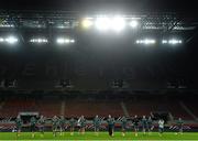 10 October 2013; A general view during Republic of Ireland's squad training ahead of their 2014 FIFA World Cup Qualifier, Group C, game against Germany on Friday. Republic of Ireland Squad Training, Rhine Energie Stadion, Cologne, Germany. Picture credit: David Maher / SPORTSFILE