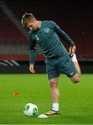 10 October 2013; Republic of Ireland's Kevin Doyle during squad training ahead of their 2014 FIFA World Cup Qualifier, Group C, game against Germany on Friday. Republic of Ireland Squad Training, Rhine Energie Stadion, Cologne, Germany. Picture credit: David Maher / SPORTSFILE