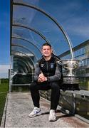 19 May 2025; Fairview Rangers AFC manager Mick Shiel during the FAI Junior Cup media day at FAI HQ in Dublin. Photo by Ben McShane/Sportsfile