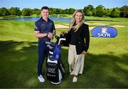 19 May 2025; Irish Professional Golfer Conor Purcell joined Yoplait Ireland and the AMGEN Irish Open to announce details of a new 3 year partnership today. The partnership will make Yoplait SKYR the official Yogurt of the AMGEN Irish Open which takes place this year from 4th-7th September at The K Club in Straffan, Kildare. Pictured are Irish Professional Golfer Conor Purcell, left, and Yoplait Senior Brand Manager Deirdre Lowry. Photo by Seb Daly/Sportsfile